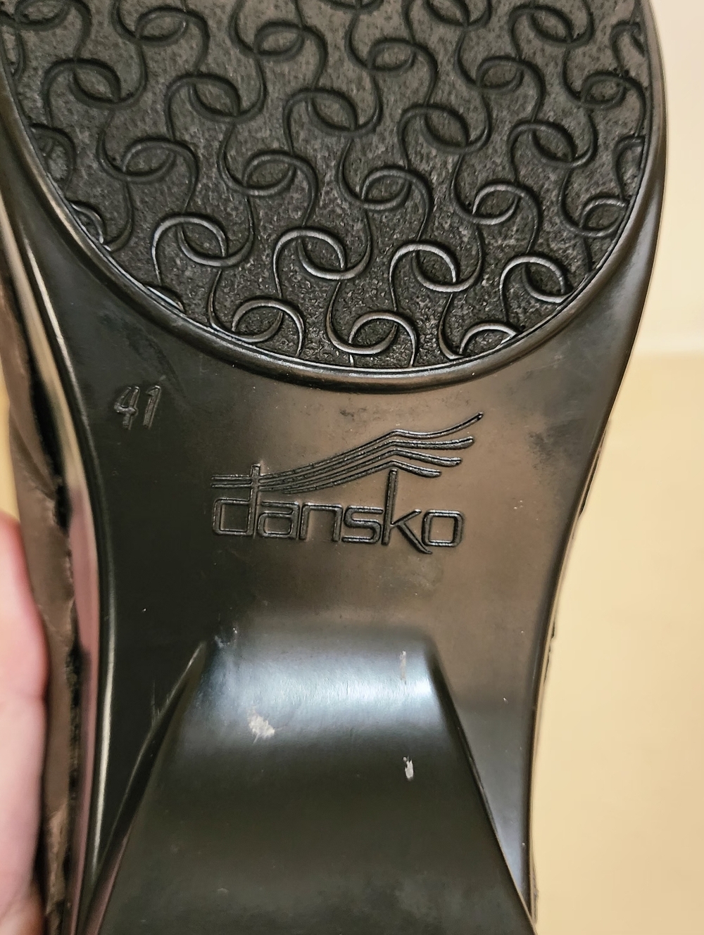 Dansko Leather Grey Suede Buckle Slip On Tamara Clogs Shoes Sz 41/10,5 - Picture 6 of 10